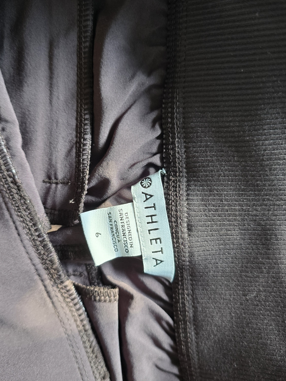 NWT Athleta Purple Casual Pants Pockets Women’s Size 6 - Picture 8 of 8